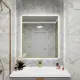 Зеркало со встроенной подсветкой One mirror 11090зсх 90x110 см