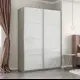 Шкаф-купе Мебельная компания е1 500581 230x120х57 см 8 полок лдсп цвет ясень анкор светлый