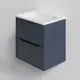 Тумба под раковину La Fenice SIMPLA Blu Grigio TWIN 60 см синяя