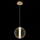 Светильник подвесной светодиодный Crystal Lux Sync sp12w gold 3143_212 нейтральный белый свет цвет золото