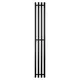 Полотенцесушитель электрический Primoclima Sol Q E Black 210x1500 мм 151 Вт с терморегулятором I-образный цвет черный матовый