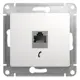 Розетка телефонная встраиваемая Systeme electric Glossa GSL000181T RJ11 цвет белый
