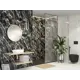Керамическая плитка Eletto ceramica Levanto nero 588402001 глянцевый 48.4x70см