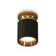 Светильник точечный накладной Ambrella light Xs6302161 2 м² цвет черный