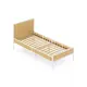 Кровать Solarius kr80loft-net-white-orto 85 x 90 x 206 см сосна цвет без шлифовки и покраски;белый