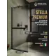 Душевая перегородка Doccia GLASS690/BRMTHOLD/6BLACK 69x195см черный профиль