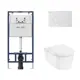 Комплект инсталляция с унитазом Hansgrohe I012710.0101HGSET012 цвет белый