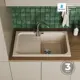 Мойка для кухни Polygran 891401 78x51 см глубина чаши 20 см искусственный камень цвет опал