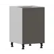 Модуль Столплит Регина квадро 50x82x56 см ЛДСП цвет белый/МДФ квадро базальт