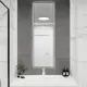 Зеркало со встроенной подсветкой One mirror 14040чсх 40x140 см