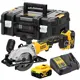 Пила циркулярная аккумуляторная бесщеточная Dewalt DCS571P2T, 18 В Li-Ion 2x5 Ач, 115 мм