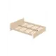 Кровать Solarius Двуспальная Классика мягкая 1429 150 x 63 x 200 см массив сосны цвет бежевый/белый