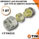 Евроконус Tim 1/2"x16 ВР латунь 7 шт MFPN-16(2.0)-7