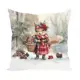 Подушка декоративная Zaberite Белочка Берта в Новогоднем лесу 4306, 40x40 см