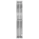Полотенцесушитель электрический Primoclima Sol R E Inox 210x1500 мм 151 Вт с терморегулятором I-образный цвет полированная нержавеющая сталь