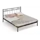 Кровать Стиллмет Эсмеральда 165x26.5x206 см Металл цвет черный