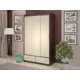 Шкаф-купе Досто ШкР-в-дб 220x135х60 см 5 полки лдсп цвет коричневый