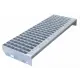 Ступень из прессованного настила 33x33/30x2 оцинкованная сталь 800x270мм