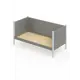 Кровать Solarius Тахта сплошное основание svetser80-180gol-full 90 x 101 x 190 см дерево цвет светло-серый, голубой