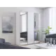 Шкаф-купе Мебельная компания е1 500504 230x180х57 см 10 полок лдсп цвет белый снег