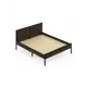 Кровать Solarius Kr180loft-ven-black-full 185 x 90 x 206 см сосна цвет черный