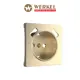 Накладка Werkel для розетки USB шампань рифленый