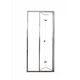 Душевая дверь в нишу Ceruttispa Bella D91T, 90x195 см, стекло прозрачное профиль полированный алюминий