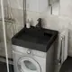 Раковина на стиральную машину BAUEDGE MY2008B цвет черный