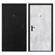 Входная дверь Такт-тайм Уют 5 левый 210x110см цвет крокодил черный/цемент светлый