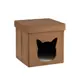 Пуф рогожка Stool Group Store Pet HS-PT55 V73 BOX2, 38x38 см, цвет коричневый