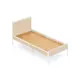 Кровать Solarius KOMP90loft-obiv-rs3-white-full Кровать Лофт Компакт сплошное 95 x 89 x 206 см дсп цвет бежевый/белый