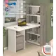 Стол Мэрдэс СТЛ-ОВ+С100РПрям БЕН 70x178x132 см лдсп цвет белый, ясень шимо светлый