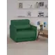 Кресло Диван не мебель Атлант 95x95x87 см велюр цвет темно зеленый