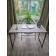Стол прямоугольный Diko loft 120x70 см лдсп цвет серый крафт