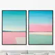 Набор картин Artnomore Landscape collection Lines of Blue 2024г. AR-777000329 75x105 см 2 шт