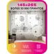 Тюль Joyarty tul_17071_145x265 на шторной ленте 265x290 см цвет серый, черный