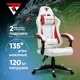 Кресло Stool group Phantom 71x127x71 см эко кожа цвет белый