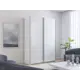 Шкаф-купе Мебельная компания е1 500405 230x120х57 см 8 полок лдсп цвет белый снег