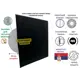 Вентилятор осевой вытяжной Mak trade group A100MX-K + glass D100 мм 31 дБ 98 м³/ч обратный клапан цвет черный