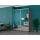 Шкаф-купе Мебельная Компания Е1 2 дверный 240x180x60 см зеркала 9 полок ЛДСП цвет крафтовый дуб