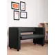 Диван Monofix Dv-yokki-01 122x69x57 см экокожа цвет черный
