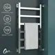 Полотенцесушитель водяной лестница Onix Moon right 40x80 см 1/2" нержавеющая сталь цвет хром