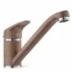 Смеситель для кухни Diadonna D98-449124BR поворотный излив цвет коричневый 10.5 см