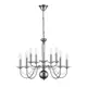Люстра подвесная Lumion Incanto 8034-10 10 лампа 20 м² цвет хром