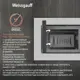 Встраиваемая микроволновая печь Weissgauff HMT 205 20 л 59.4x37.5x29.3 см цвет нержавеющая сталь
