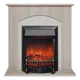 Каминокомплект Realflame Santana STD LO-F111 с очагом Fobos Lux BL 750Вт светлый дуб