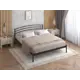 Кровать Стиллмет Эко 165 x 77.5 x 206 см металл цвет черный