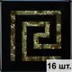 Напольная вставка Роскошная мозаика ВА 07 Персей золото 48x48