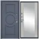 Входная дверь Diva STR МХ-30 205x96см левый цвет Д15 сандал белый/серый софт с зеркалом