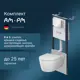 Комплект инсталляция с унитазом Am.pm IS90101.8F1701_7214 цвет белый
